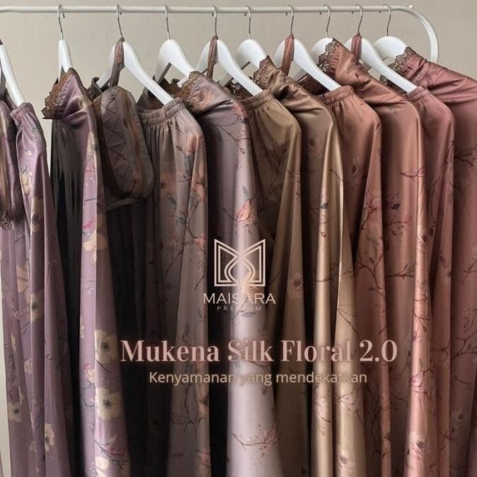 Sale Mukena Silk Floral Maisara Premium