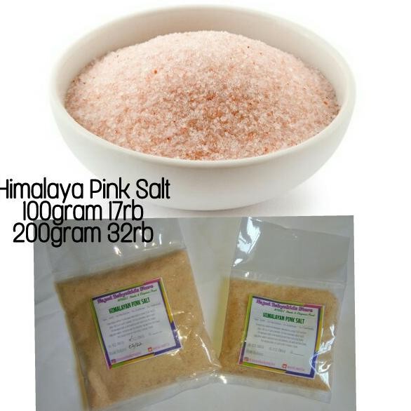 

Repack 100gr Himalayan Pink Salt Unrefined / Garam pink Himalaya nUg