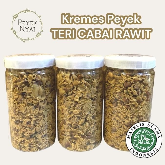 

Kremes Rempeyek Peyek Nyai (Teri Cabai Rawit) nUg