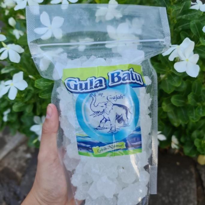 

Gula Batu Kristal Cap Gajah Potongan Kecil Kemasan 750gr nUg