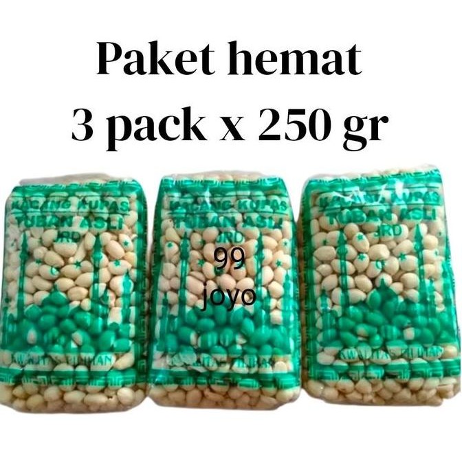 

promo kacang kupas 3 bungkus kemasan 250 gram murah Food nUg
