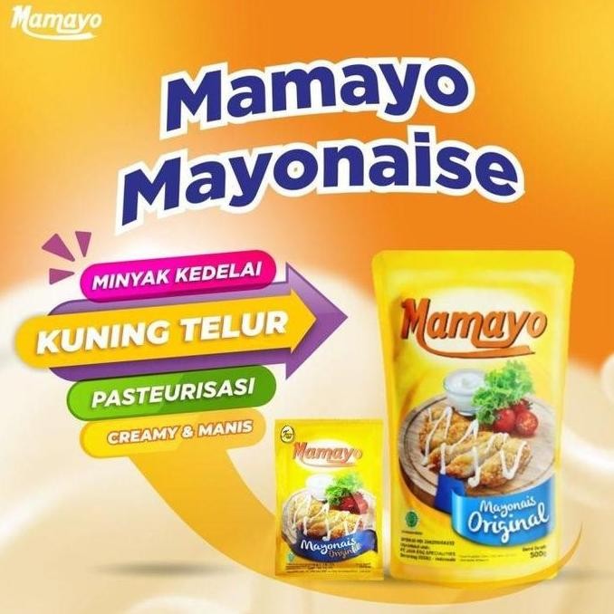 

Mayonnaise Mamayo Original 1 KG - Selai Keju Manis Bahan nUg