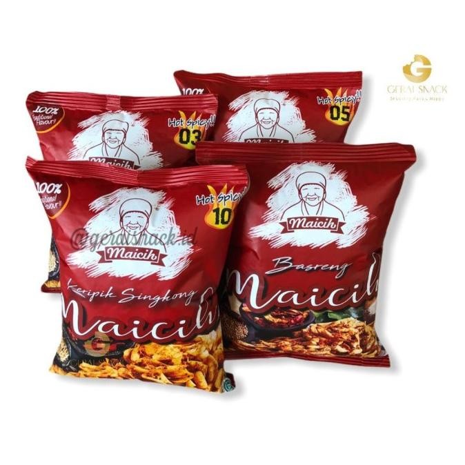 

Keripik Maicih Bob Logo Hadap Depan Asli Bandung (100g) nUg