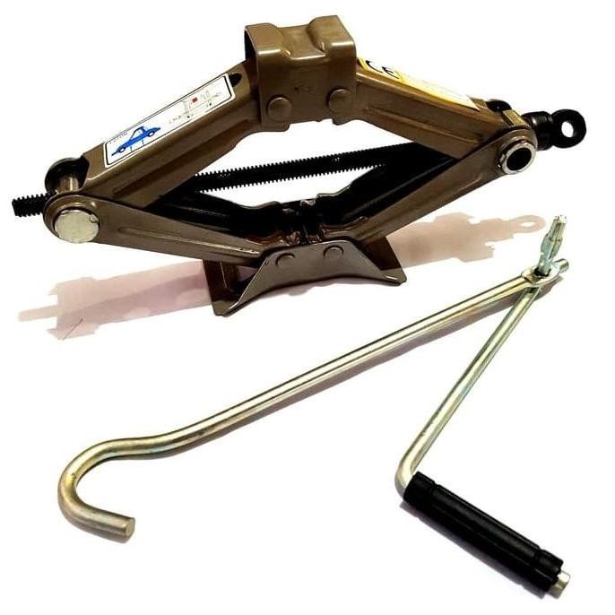 Murah Dongkrak Ulir Model Jembatan Scissor Jack 1 Ton Mobil Ayla