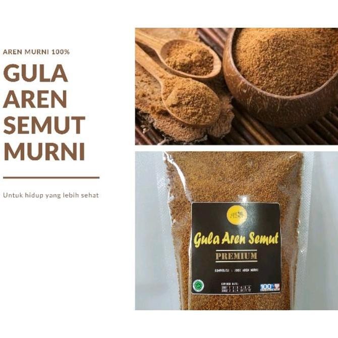 

GULA AREN SEMUT PREMIUM 250 & 500 GRAM 100% MURNI Alami arenas nUg