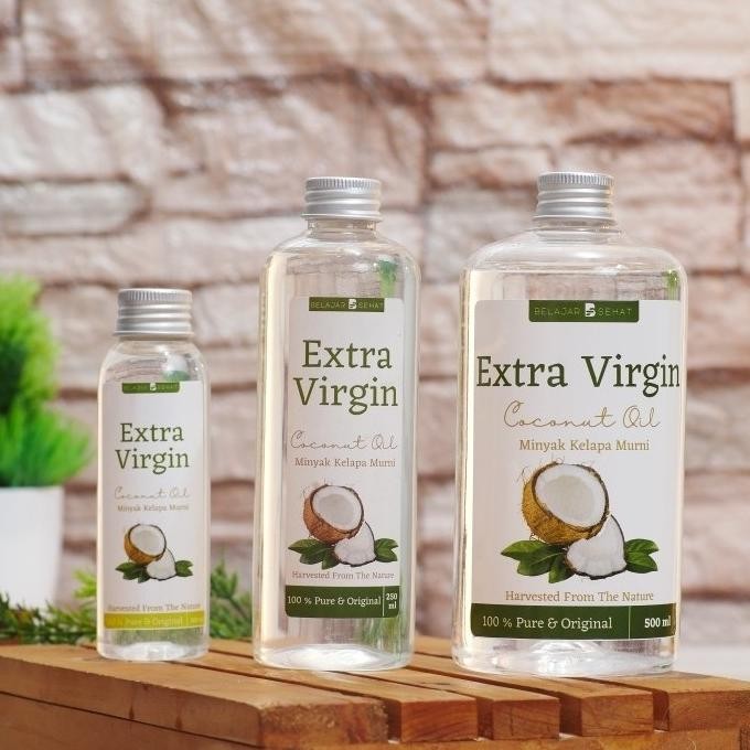 

Belajar Sehat VCO Extra Virgin Coconut Oil - Minyak Kelapa Murni 100% nUg