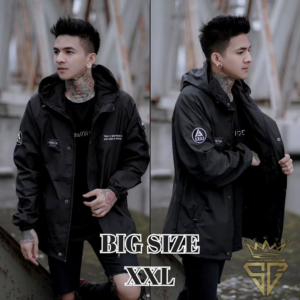 BIG SIZE XXL - JAKET CASUAL - JAKET PARASUT PRIA - JAKET PRIA - JAKET CASUAL PRIA