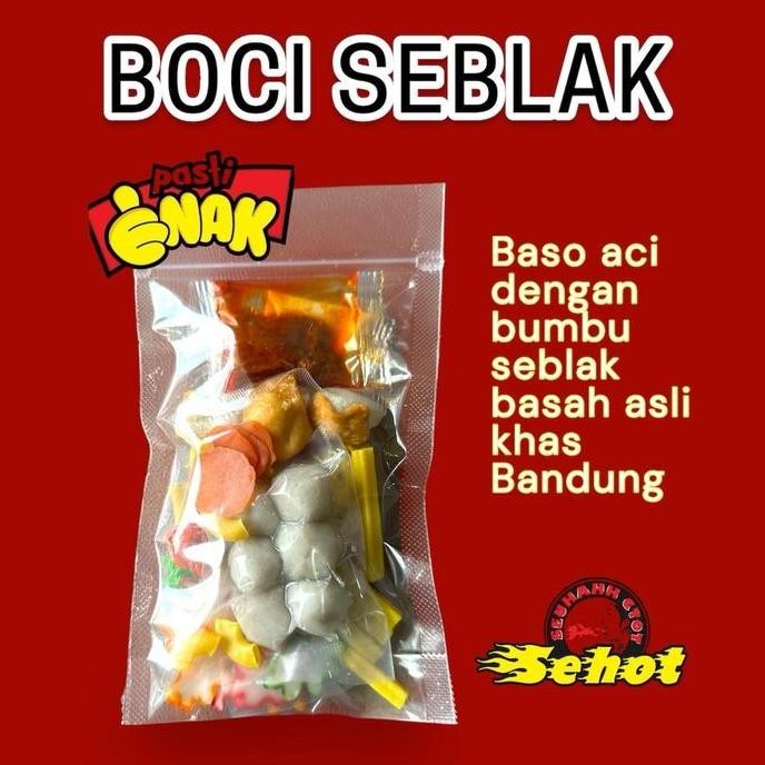 Baso Aci Kuah Seblak Khas Bandung Toping Lengkap Instan Food nUg