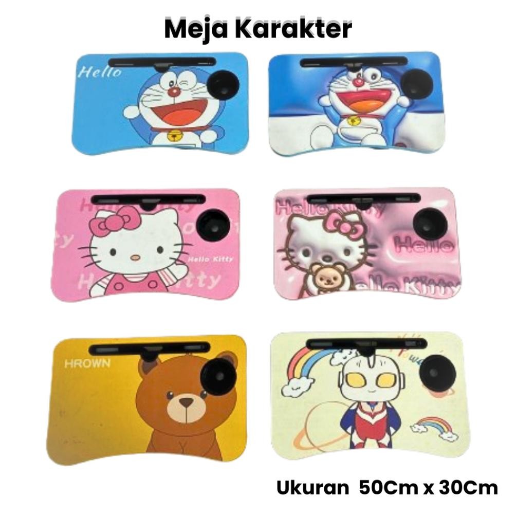 

HANGYAN MEJA LIPAT LAPTOP BELAJAR ANAK SERBAGUNA FOLDING TABLE KARAKTER UK 30 X50