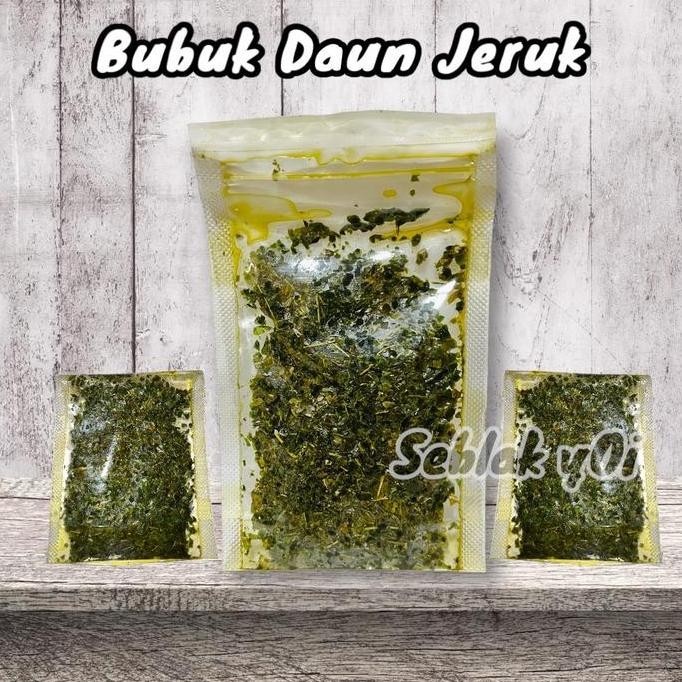 

Bubuk daun jeruk siap pakai nUg