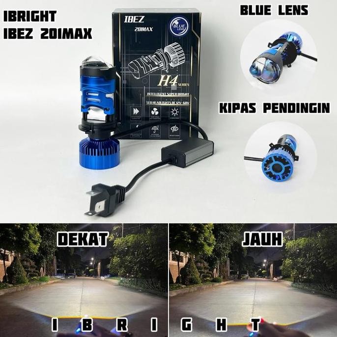 Grosir Ibez 201Max - Lampu Utama Led H4