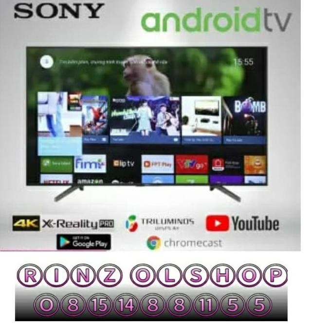 LED TV SONY 43X8000G ANDROID TV 4K HDR TRILUMINOS SONY KD-43X8000G