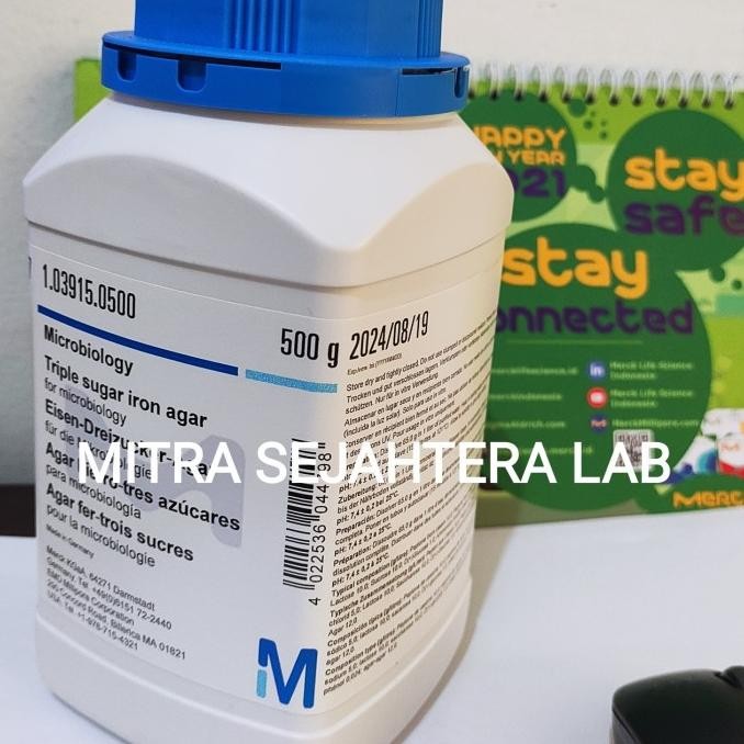 TRIPLE SUGAR IRON AGAR MERCK 500 GRAM 103915 | TSIA MERCK GROSIR