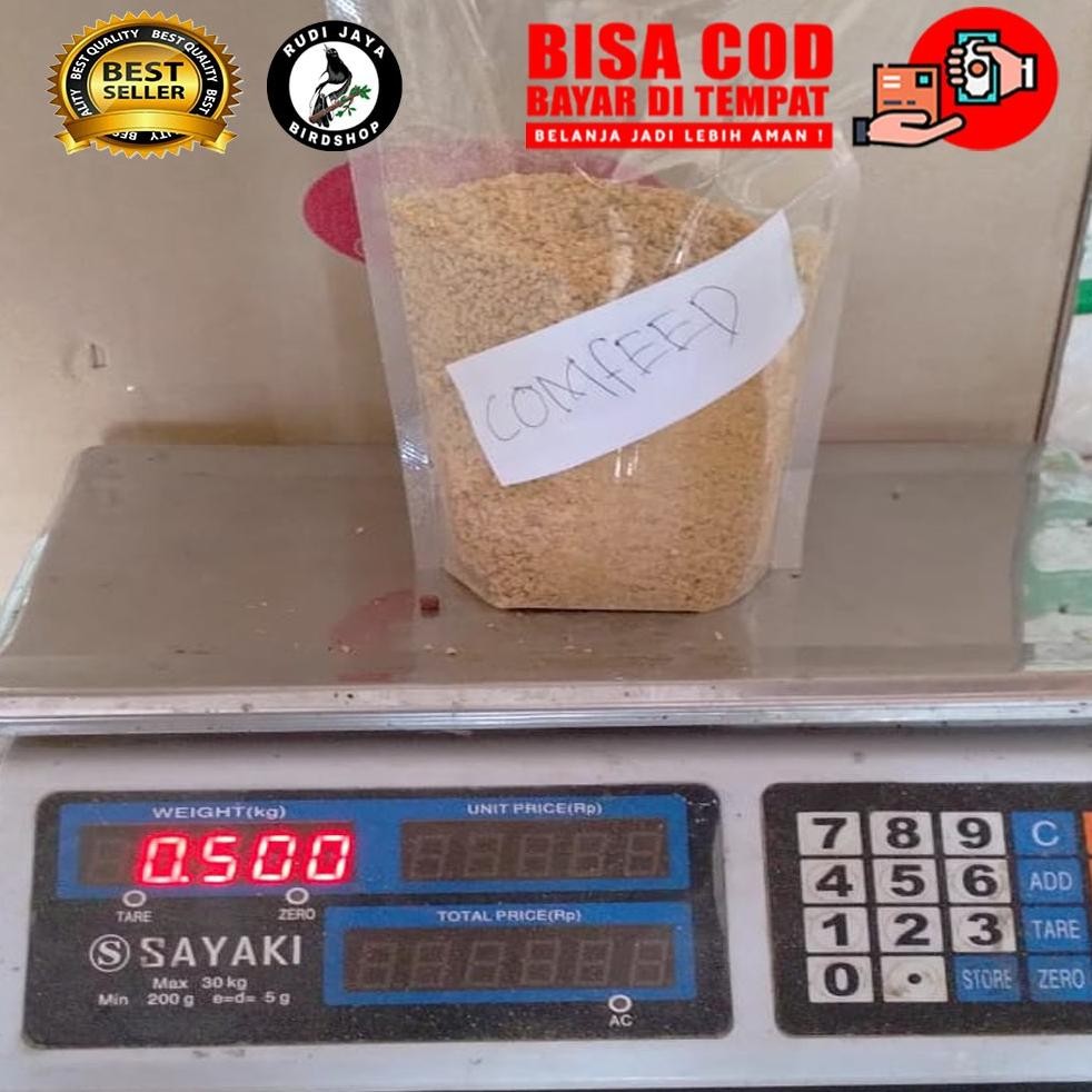 fb-4 we-12 BR COMFEED 500 GRAM BROILER CRUMBLE VOER PAKAN MAKANAN AYAM UNGGAS BEBEK BURUNG PUYUH BUR