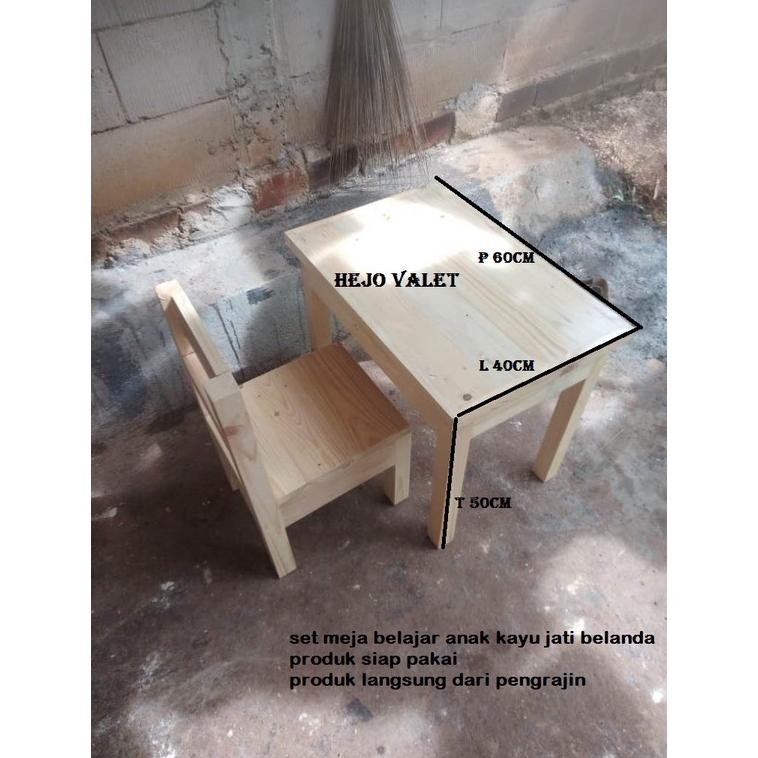 

GROSIR SET MEJA BELAJAR ANAK KAYU JATI BELANDA SIAP PAKAI