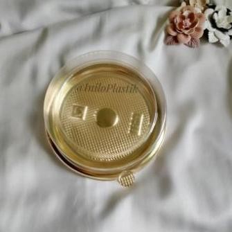 Me41 ad-3 @25pcs Mika Kue Gold Bulat / Mika Box Bakery Gold Bulat A 1455 Original Murah