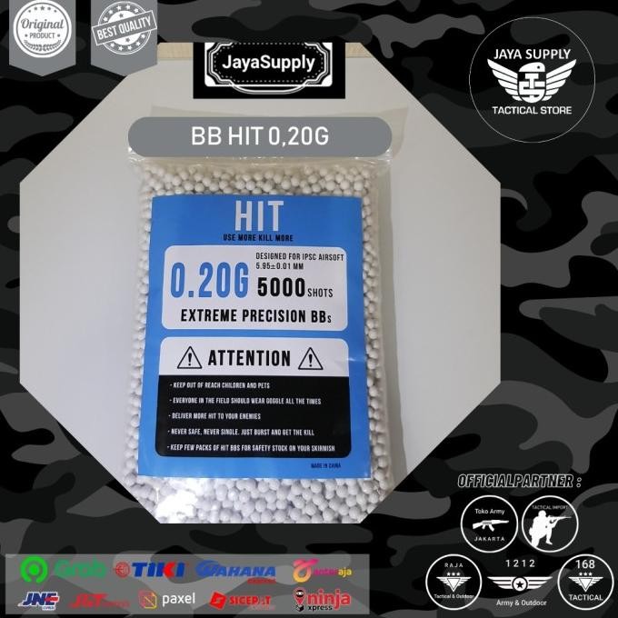 HJK BB HIT 0.2 / 0.20 / 0,20 / 0,2 gram 5000 butir * KSC CYC ICS mingyang