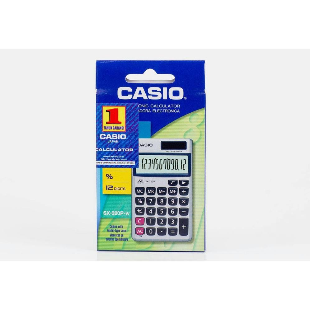 

Terlaris! gr-8 CASIO SX-320P - Kalkulator Pocket Hemat Original