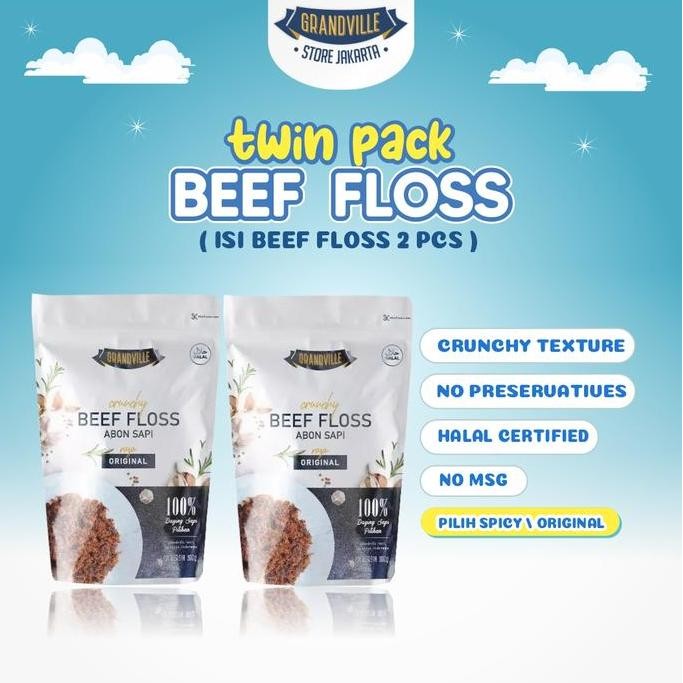 

Promo Grandville (2 Pack) Abon Sapi Crunchy Floss Crispy Mpasi Tanpa Msg & Pengawet