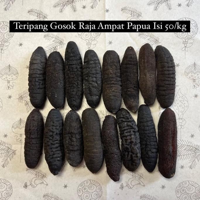 

Murah Teripang Gosok Haisom Raja Ampat Papua Isi 50Pc/Kg