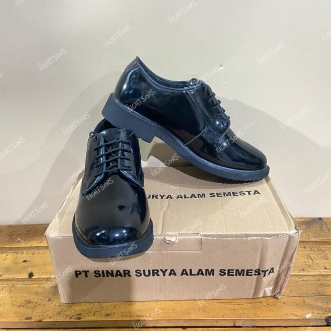 terlaris sepatu pdh asli jatah tni uk 39 - 46 terbaru dishar original