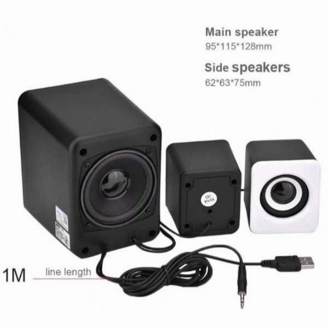 SPEAKER SADA D-202 SUBWOOFER - SPEAKER KOMPUTER LAPTOP HP - SPEAKER
