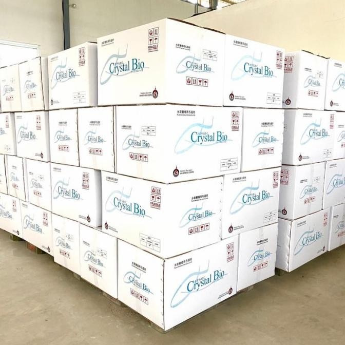 crystal bio 1kg original BUKAN SUPER BIO size M dan S