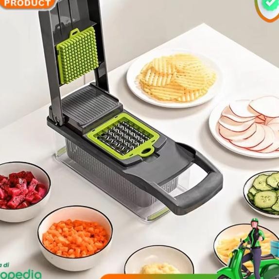 Potato Chipper Alat Pemotong Ti Entang Goreng Potong Entang Ayur Wortel Bawang Ripi
