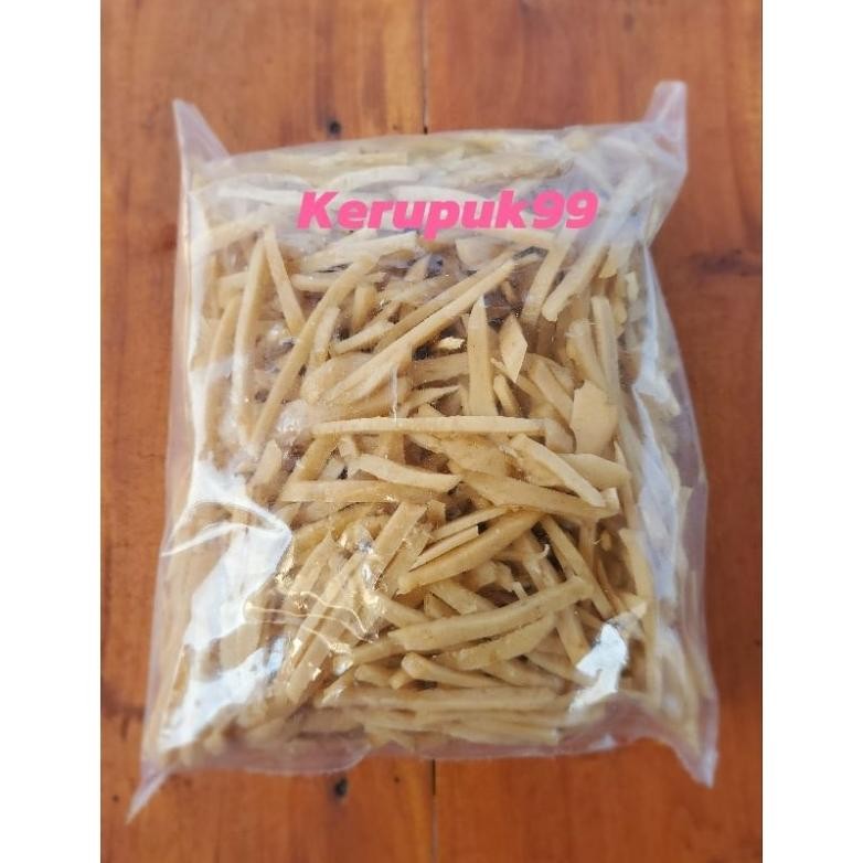 

HJ Kerupuk Udang Stik Padi Kapas 500gram - SIRIAN (Sisa Irisan)