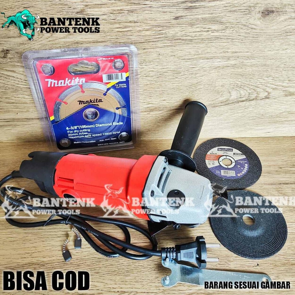 COD MESIN GURINDA + MATA KERAMIK MAKITA, POLES DAN POTONG BESI. MESIN GURINDA, GERINDA LISTRIK. SELE