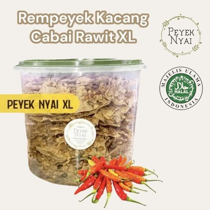 

Murah Peyek Nyai | Rempeyek Kacang Cabai Rawit (Xl)
