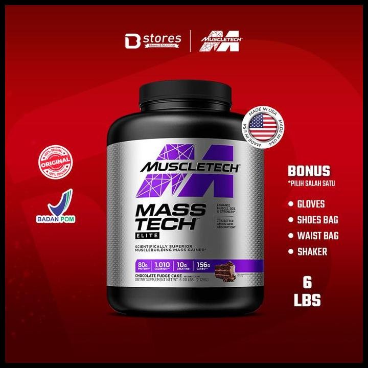 Terlaris Muscletech Masstech 6Lb Mass Gainer Bstores Good Quality