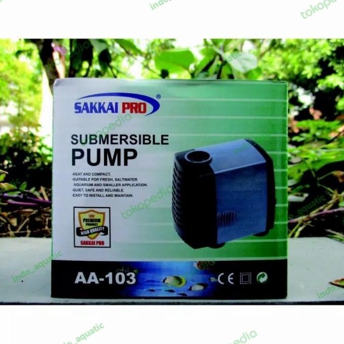TERSEDIA pompa celup aquarium sakkai pro aa 103 powerhead sakkai pro aa103