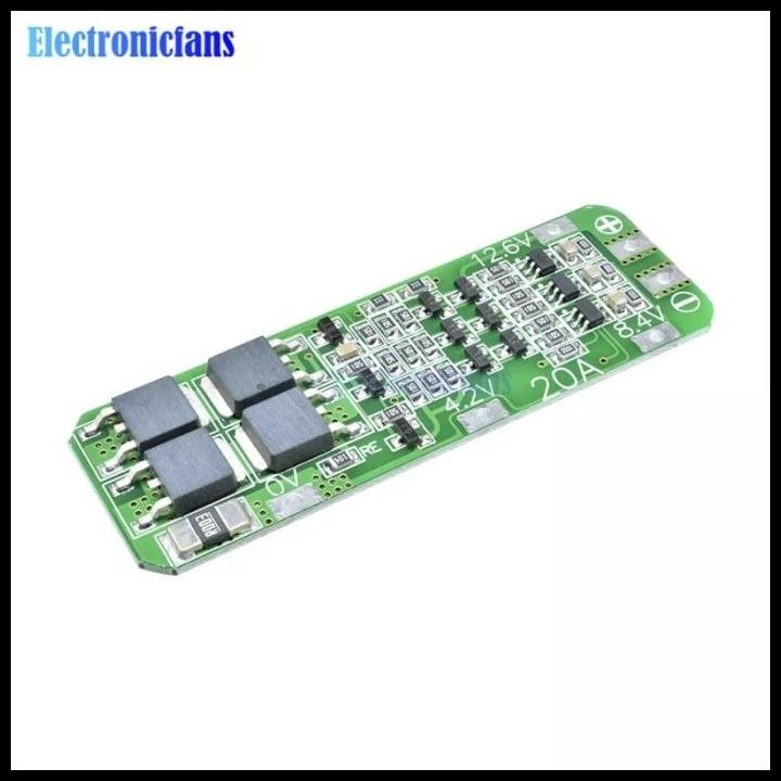 Bms 3S 20A Li-Ion Baterai Lithium 18650 Charger Perlindungan Papan Pcb