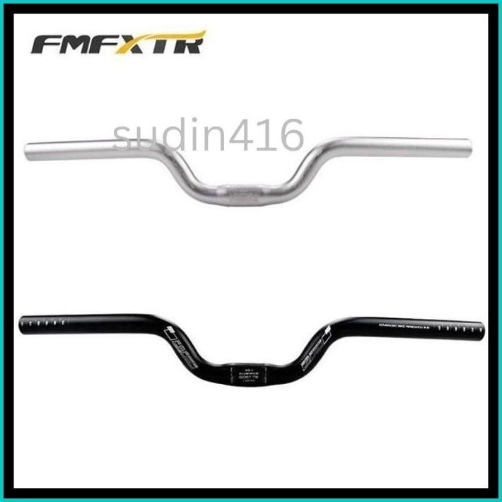 HANDLEBAR MID RISE FMF BLACK 25.4 X 520MM 25 4 X 520 MM STANG SEPEDA LIPAT SELI TRIFOLD DAHON FNHON 