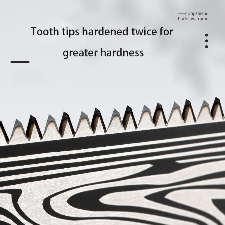 51Cm Damaskus Pinggang Gergaji Super Tajam Gergaji Manual Hand Saw Gergaji Belah Kayu Portable Gerga