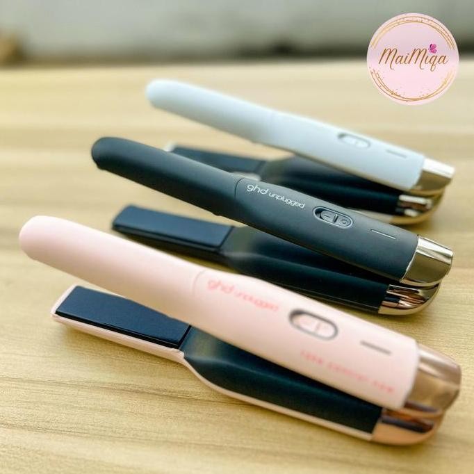 GHD Unplugged Styler, Cordless Flat Iron, Catokan Travel Nirkabel