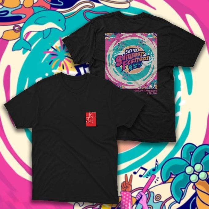 Promo T-Shirt Kaos Jkt48 Summer Festival 2023 Wota