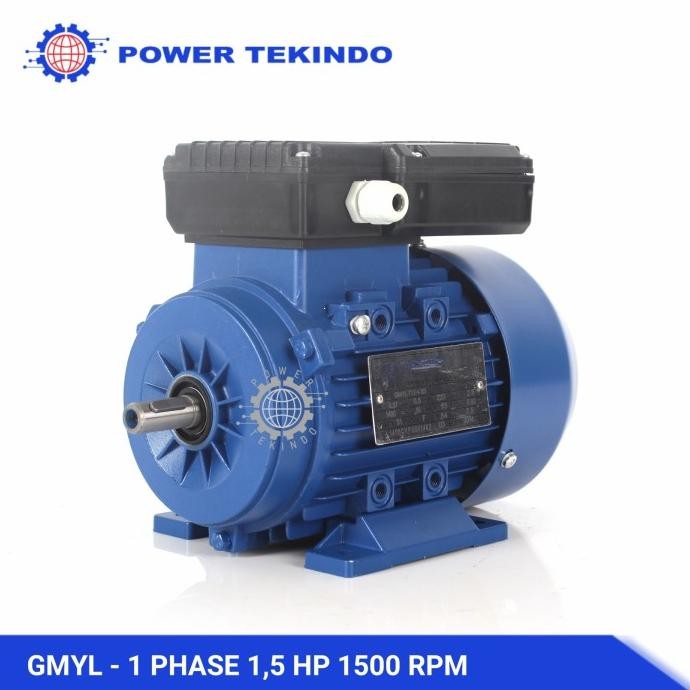Famoze Pro Dinamo 1 Phase 1,5 HP 1500 RPM Elektrik Motor GMYL 1,5 PK