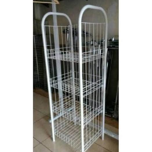 rak ciki 4 susun | Rak Kawat Ram Snack Ciki 4 Susun (instan only)