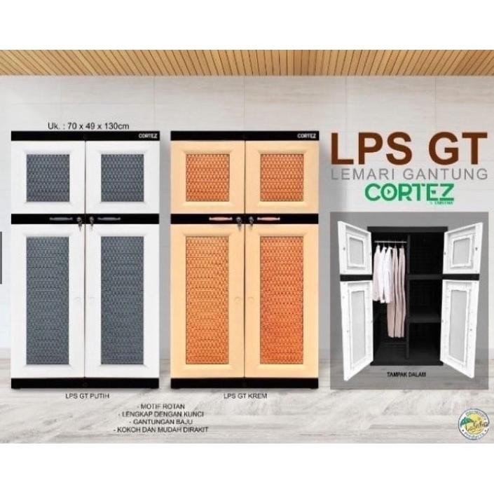 LEMARI PLASTIK TABITHA GANTUNGA CORTEZ LPS GT KUNCI