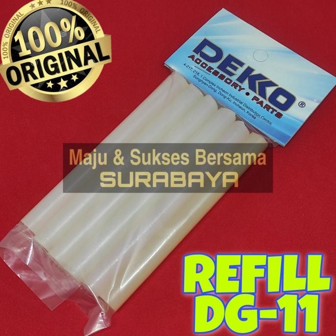 (PROMO) DEKKO DEKO REFILL DG11 DG-11 LEM TEMBAK BAKAR BESAR HOT MELT GLUE STIK