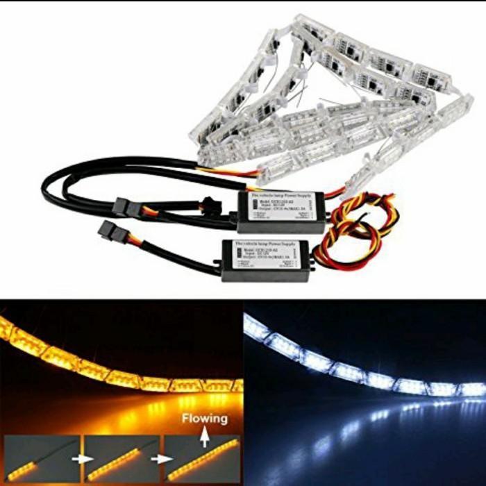 Drl Led Cristal Running Sein Lampu Alis Cristal A2 Premium Quality Ori Original Dan Terpercaya