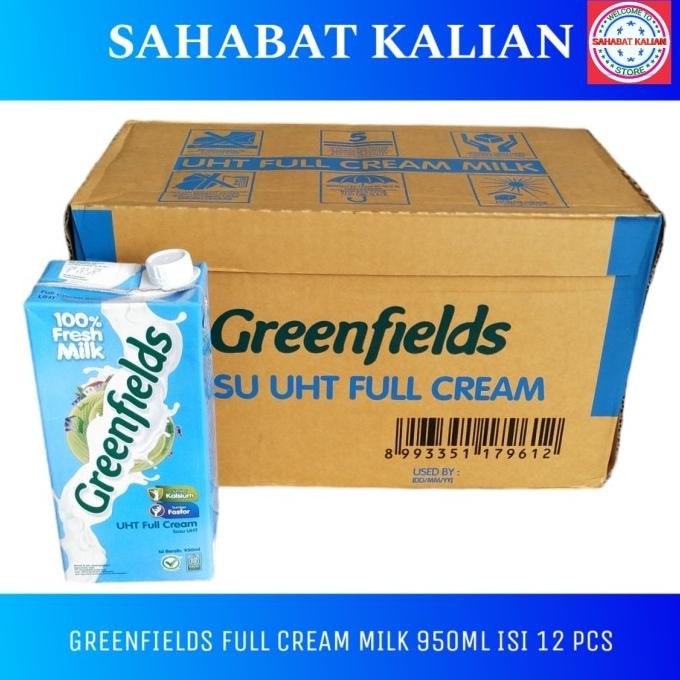 

Susu Uht Greenfields Full Cream 1 Liter 1 Karton 12Pcs Terlaris