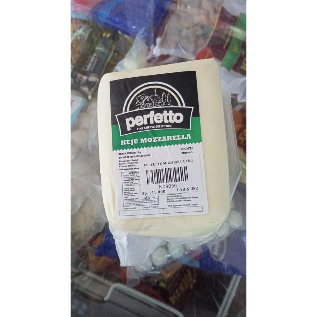

Perfetto Mozarella 1 Kg Terbaru