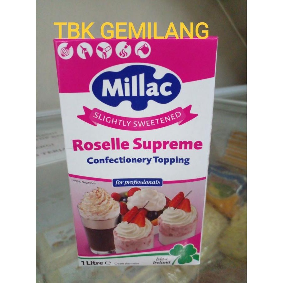 

Millac Gold / Roselle Supreme Whipping Cooking Cream 1 Litre Terlaris