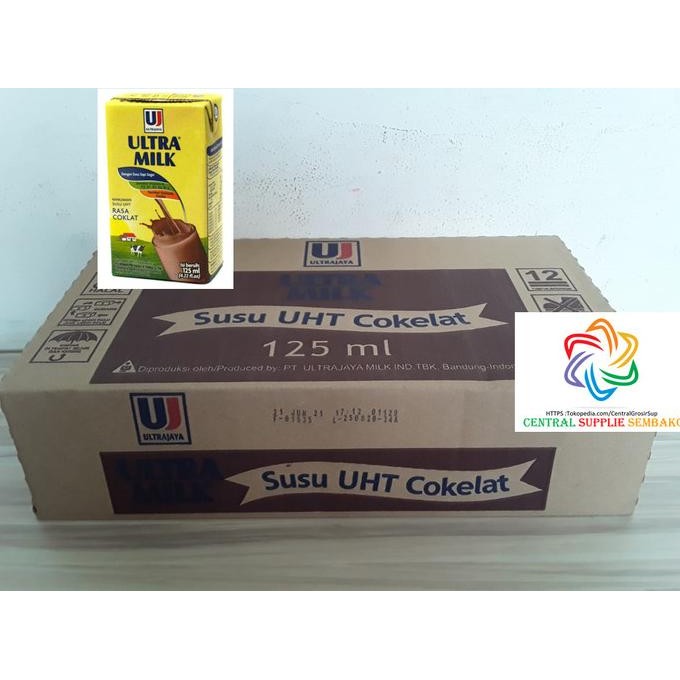 

Ultra Milk Coklat Susu Uht [125 Ml /40 Pcs / 1 Karton ] Terbaru