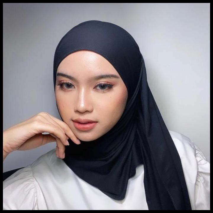 Pashmina Kaos Rayon Billieve Hijab Polos Muslim Kerudung Terlaris