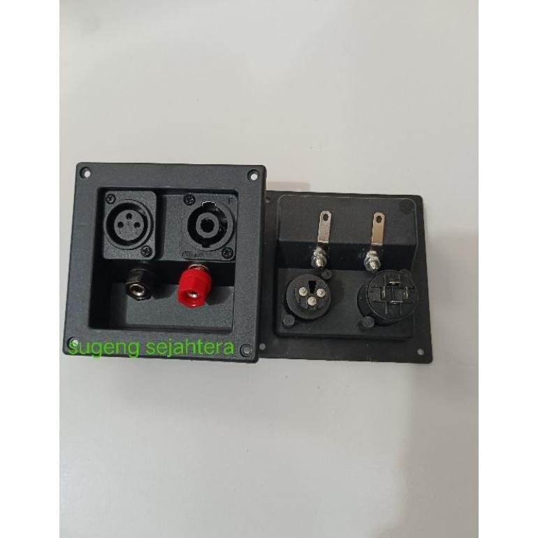 wwr-76 fh-46 Terminal Speaker Pin 2 Terminal Speaker 2 Pin Hitam Kotak Terlaris Hemat