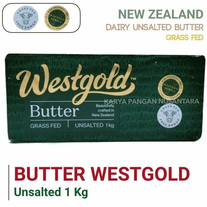 

Westgold Unsalted Grass Fed New Zealand Butter Westgold Frozen Dairy Unsalted Butter 1 Kg Terbaru